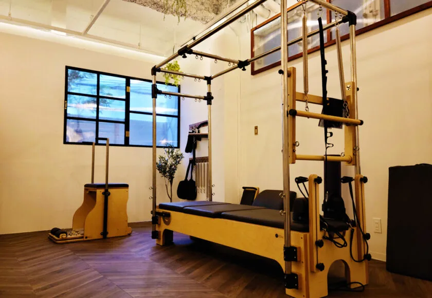 fis.pilatesのスタジオ内装