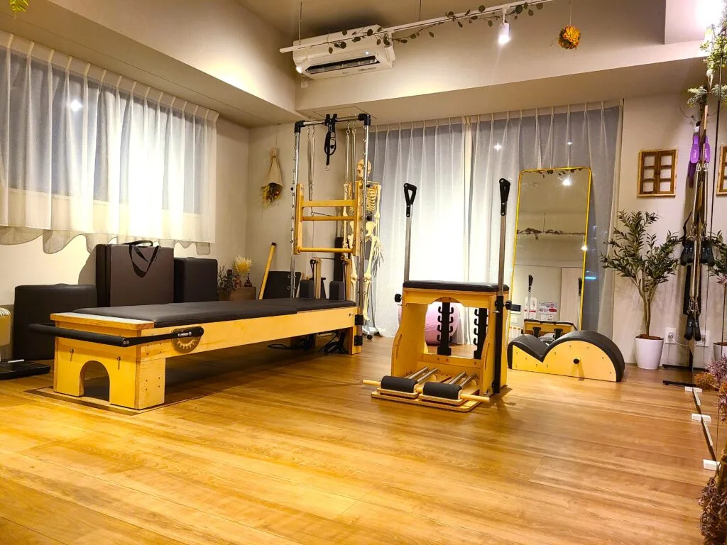 fis.pilatesのスタジオ内装