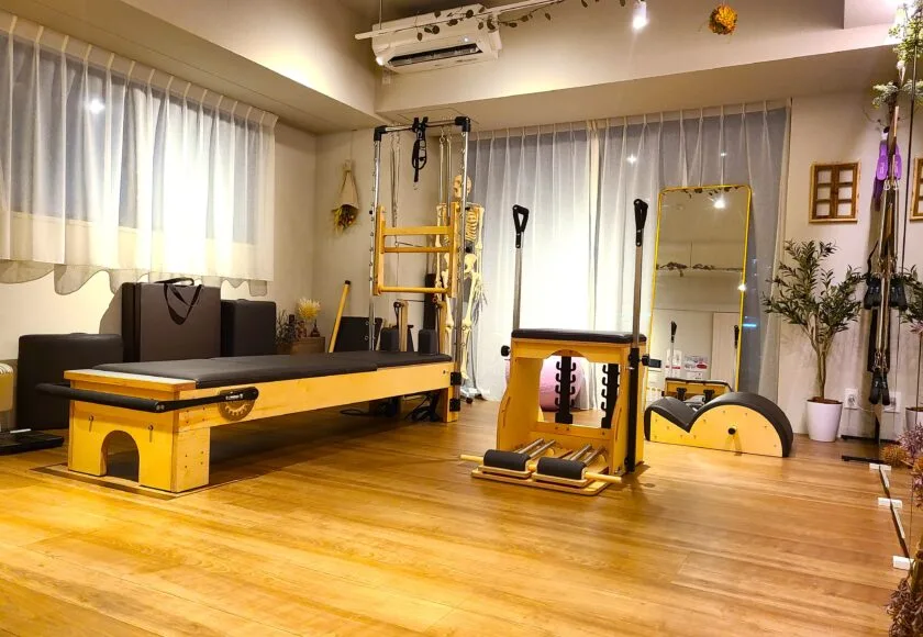 fis.pilatesのスタジオ内装