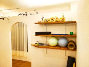 スタジオのトレーニング用品