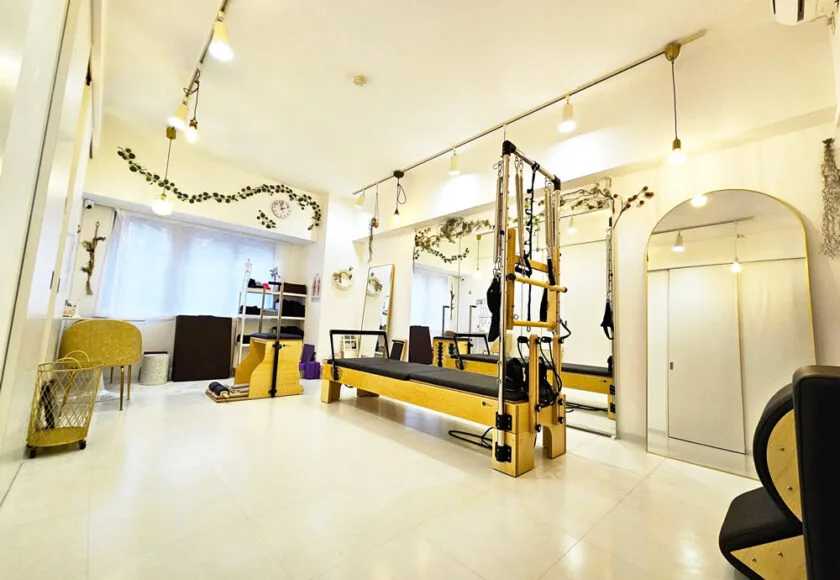 fis.pilatesのスタジオ内装